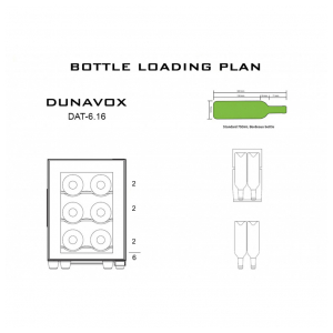 Отдельностоящий винный шкаф Dunavox DAT-6.16C