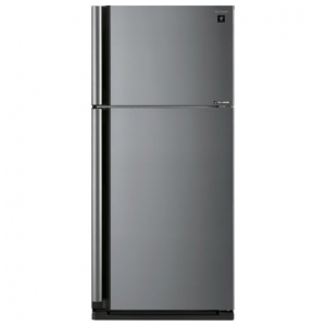 Отдельностоящий двухкамерный холодильник Sharp SJXE55PMSL