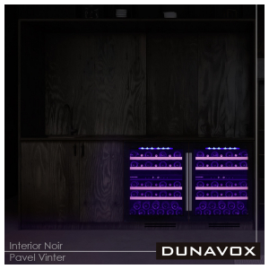 Встраиваемый винный шкаф Dunavox DAU-39.121DSS