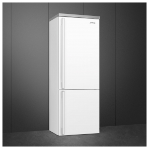 Отдельностоящий двухкамерный холодильник Smeg FA490RWH