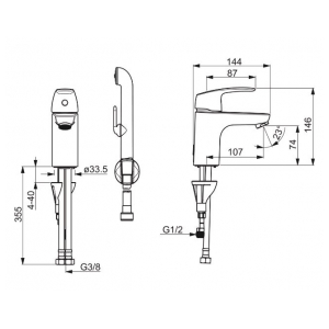 Смеситель Oras 1012F