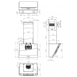 Пристенная вытяжка Gorenje WHI6SYB