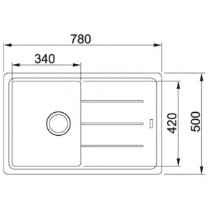 Кухонная мойка Franke BFG 611-78 Fragranite Белый