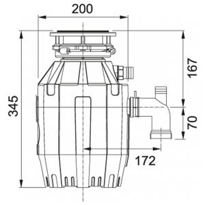 Измельчитель пищевых отходов Franke Turbo Elite TE-50 (134.0535.229)