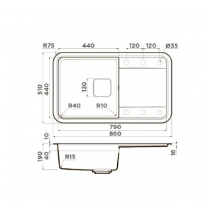 Кухонная мойка Omoikiri Tasogare 86-SA