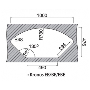 Кухонная мойка Rodi KRONOS EBE LUX 3.5