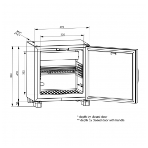 Минибар Dometic RH 429 LDAG