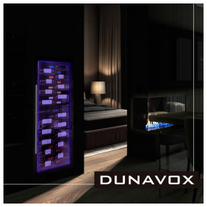 Встраиваемый винный шкаф Dunavox DX-104.375DB