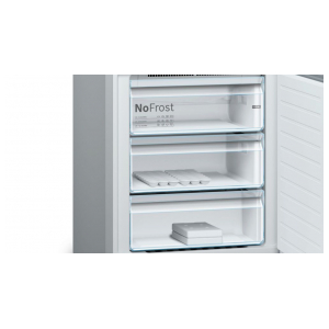 Отдельностоящий двухкамерный холодильник Bosch KGN49SB3AR