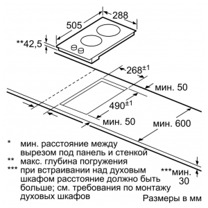 Электрическая варочная панель Bosch PKE345CA1