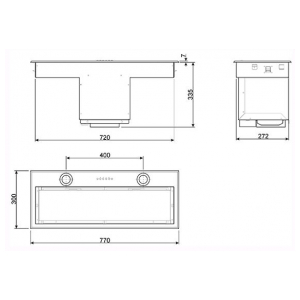 Встраиваемая вытяжка Smeg KSEG78PXE