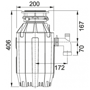 Измельчитель пищевых отходов Franke Turbo Elite TE-125 (134.0535.242)