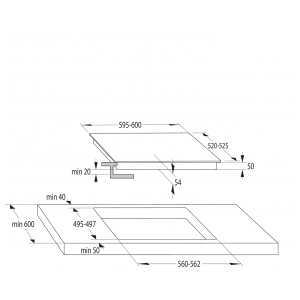 Индукционная варочная панель Gorenje IT646ORAW