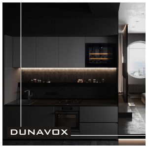Встраиваемый винный шкаф Dunavox DAV-18.46B.TO