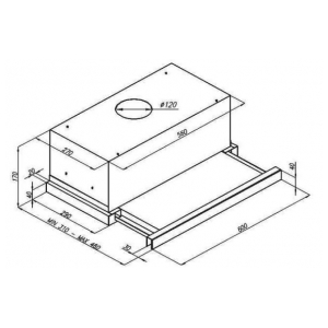 Встраиваемая вытяжка Kuppersberg SLIMLUX IV 60 GW