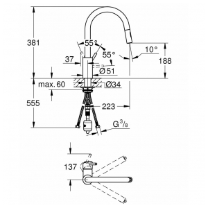 Смеситель Grohe Concetto 31483002