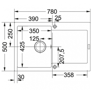 Кухонная мойка Franke MRG 611-78 Fragranite Шоколад