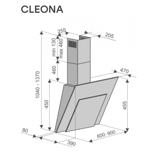 Пристенная вытяжка Konigin Cleona White 60