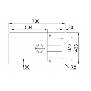 Кухонная мойка Franke SID 611-78/50, оникс (114.0489.219)