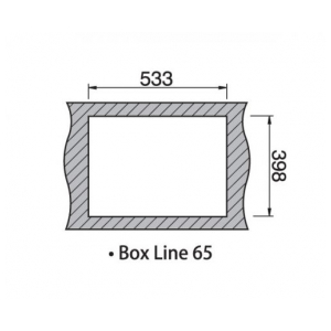 Кухонная мойка Rodi BOX LINE 65 UNDER LEFT