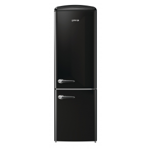 Отдельностоящий двухкамерный холодильник Gorenje ORK192BK