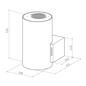 Пристенная вытяжка Faber BIOS EG6 RD/XS F32