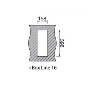 Кухонная мойка Rodi BOX LINE 16 IN