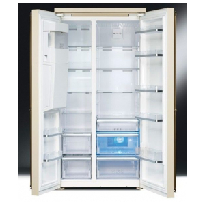 Отдельностоящий Side-by-Side холодильник Smeg SBS8004PO
