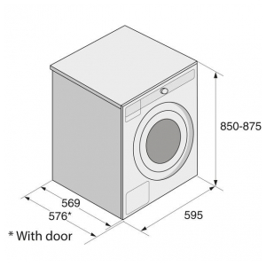 Отдельностоящая стиральная машина Asko W4086C.T.P