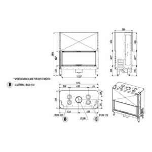 Дровяная печь MCZ Plasma 115B Wood