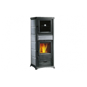 Дровяная печь La Nordica TermoRossella Plus Forno D.S.A серый