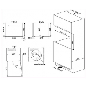 Встраиваемый винный шкаф Smeg CVI318XS