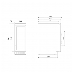 Встраиваемый винный шкаф Dometic B29G