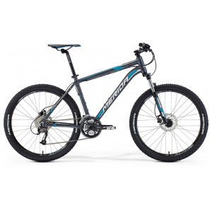 Велосипед Merida MATTS 6. 40-D Size: 14.5" 15 MATT ANTHRACITE(WHITE/LITE BLUE)