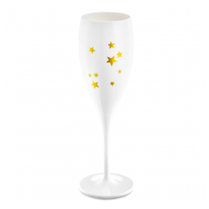 Бокал для шампанского Koziol STARS, белый