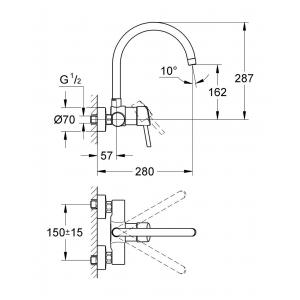 Смеситель Grohe Concetto 32667001