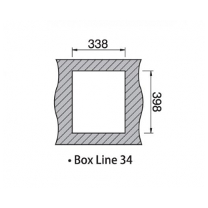 Кухонная мойка Rodi BOX LINE 34 LUX IN