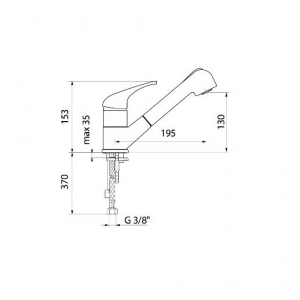 Смеситель Webert MARE CHROME MA940102015