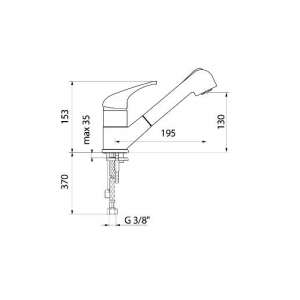 Смеситель Webert MARE CHROME MA940102015