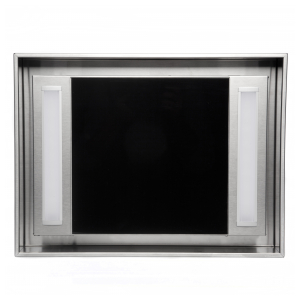 Островная вытяжка Konigin Geometry Inox/Black Glass