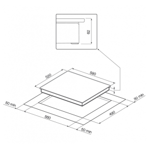 Индукционная варочная панель Graude IK 60.0