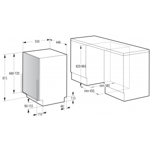 Встраиваемая посудомоечная машина Gorenje GV572D10