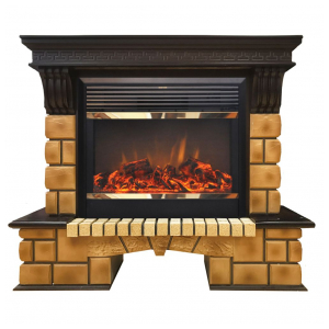 Каминокомплект Real Flame Stone Brick 26 + Moonblaze Lux Br