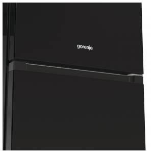 Отдельностоящий двухкамерный холодильник Gorenje RK6201SYBK