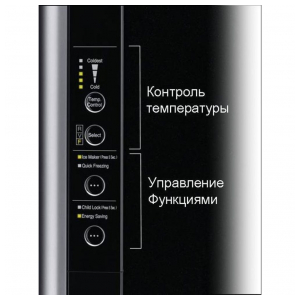 Отдельностоящий многокамерный холодильник Hitachi R-SG 38 FPU GBK