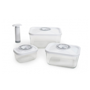 Контейнеры для вакуумного упаковщика Status VAC-Glass-Set White