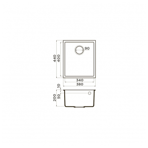 Кухонная мойка Omoikiri Bosen 38-U-GR Tetogranit/leningrad grey