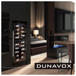 Встраиваемый винный шкаф Dunavox DX-104.375DB