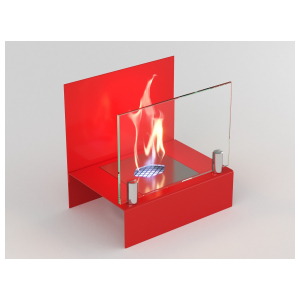 Настольный биокамин Lux Fire Афиша S (красный)