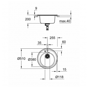 Кухонная мойка Grohe K200 31656AT0